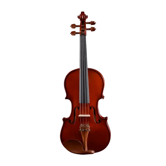LV03 wholesale student violin outfit front view with jujube fittings for music schools, dealers, and bulk B2B orders