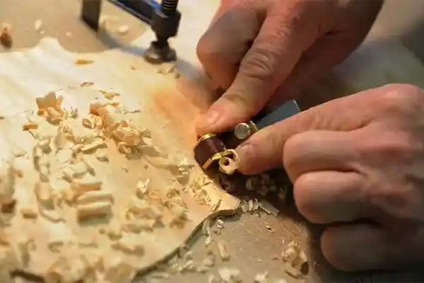 Hand carving and scraping plates for violin family instruments